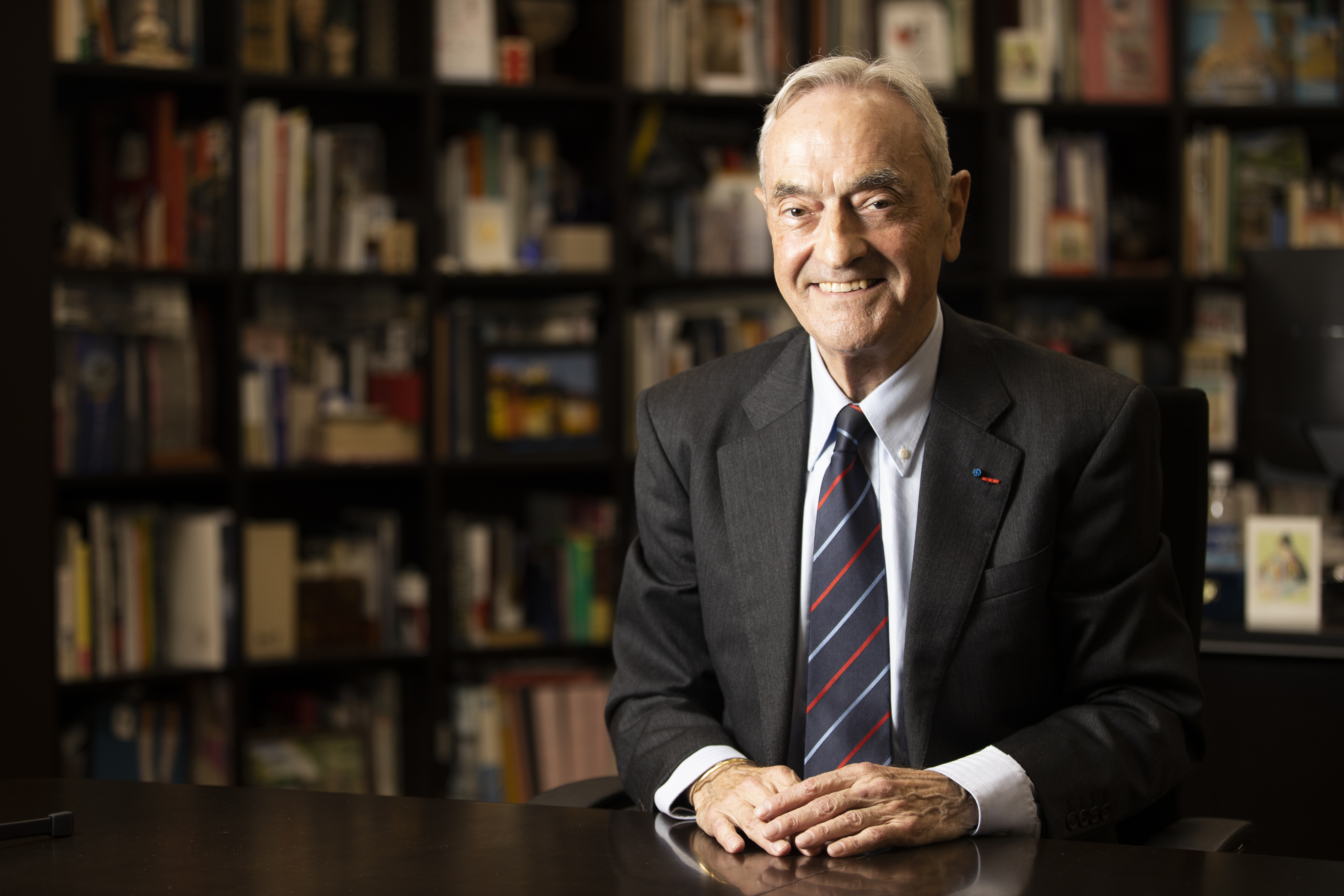 Christian Polak, dans son bureau